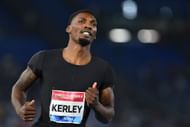 Fred Kerley (USA) at Wanda Diamond League Rome 2025 (Photo by Domenico Cippitelli/NurPhoto via Getty Images)
